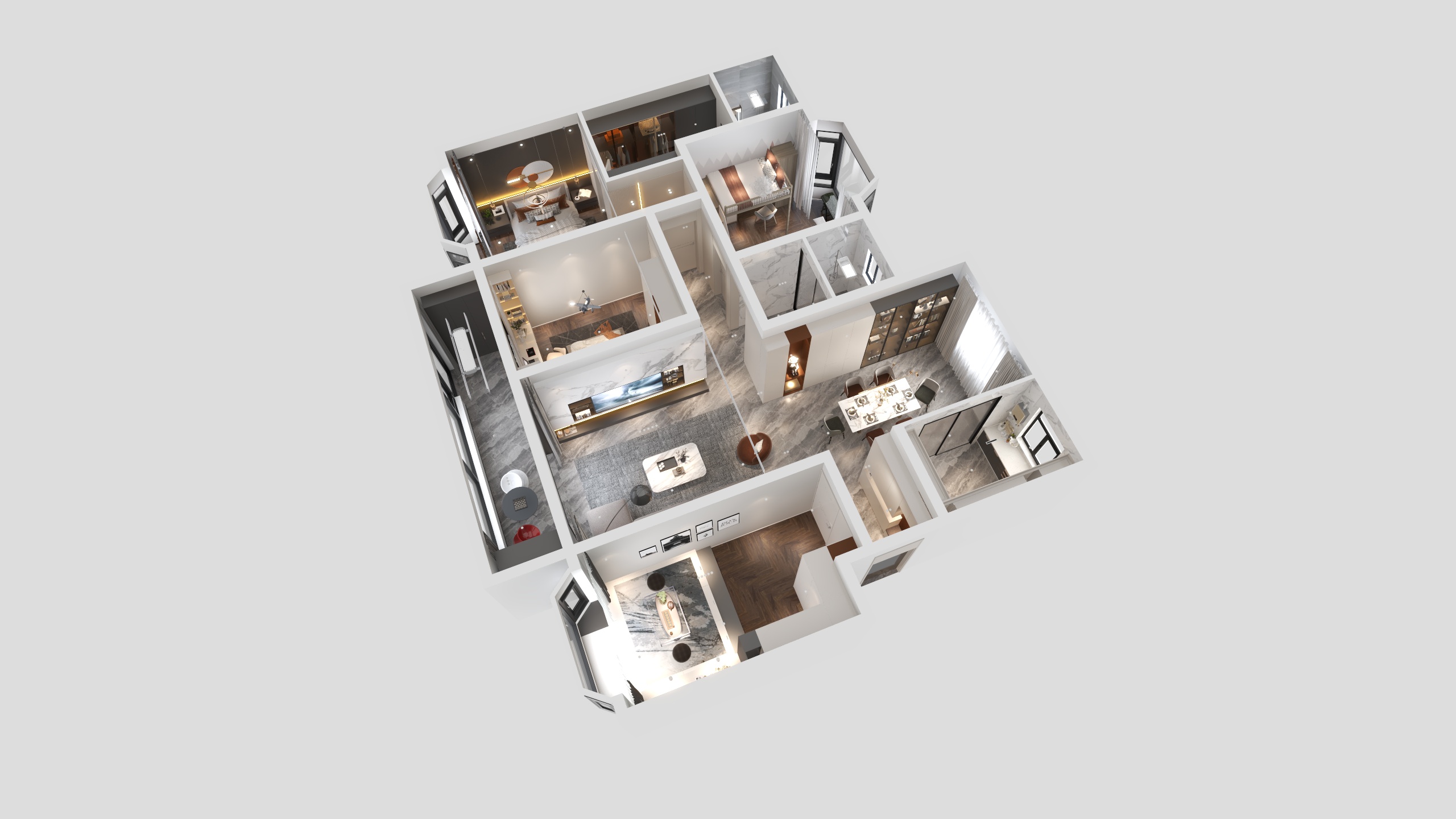 XCSJA-品觉筑居丨王先生雅居.dwg-装修设计方案