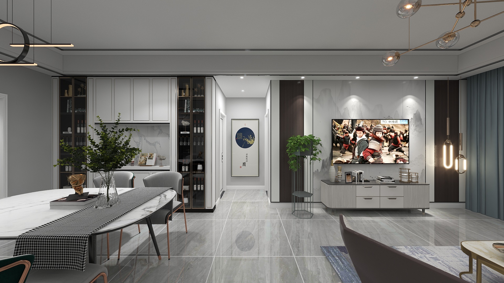 设计师玉京子-远大玫瑰园装修效果图