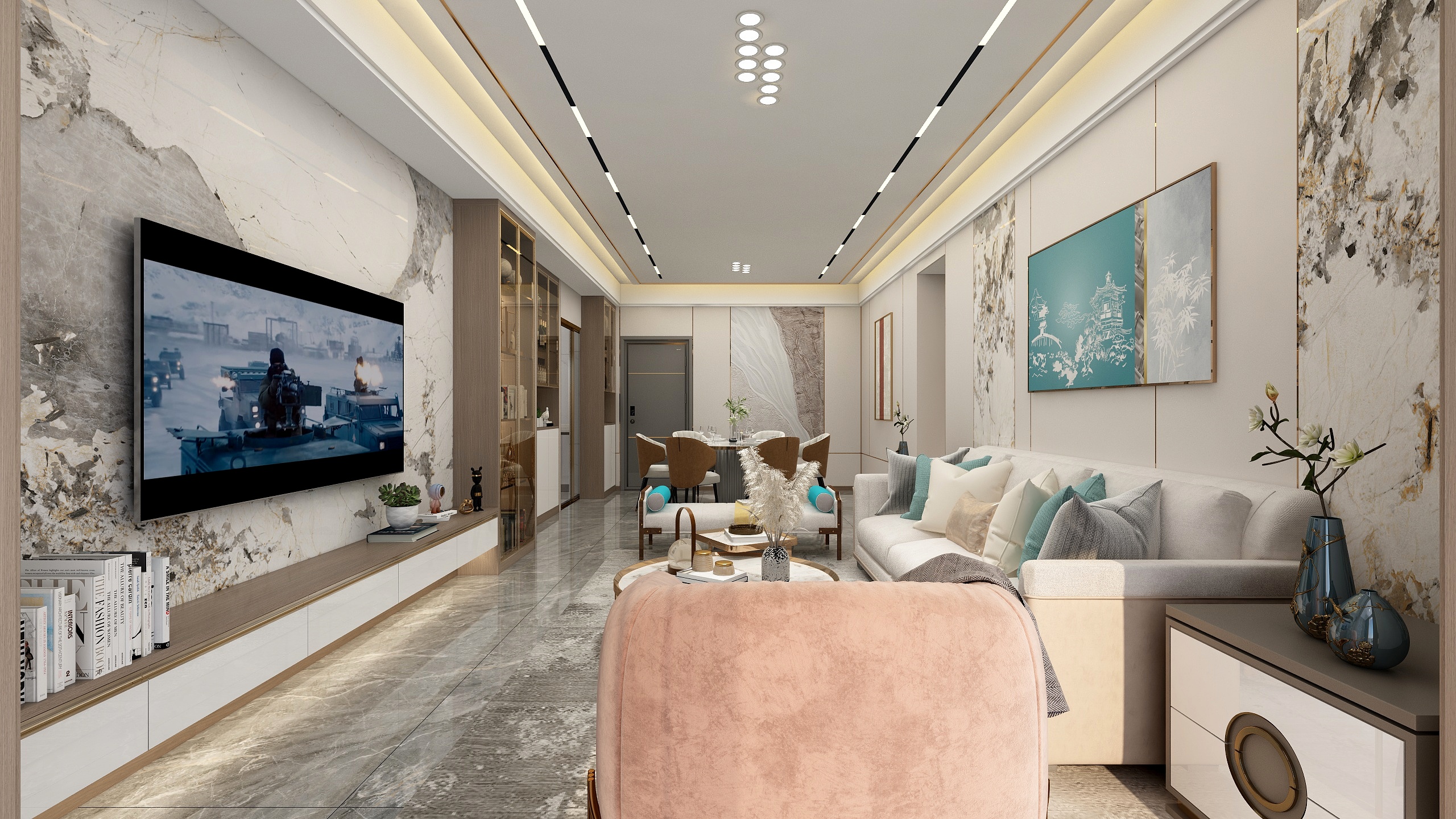 伟7213-水语城现代风-装修设计方案