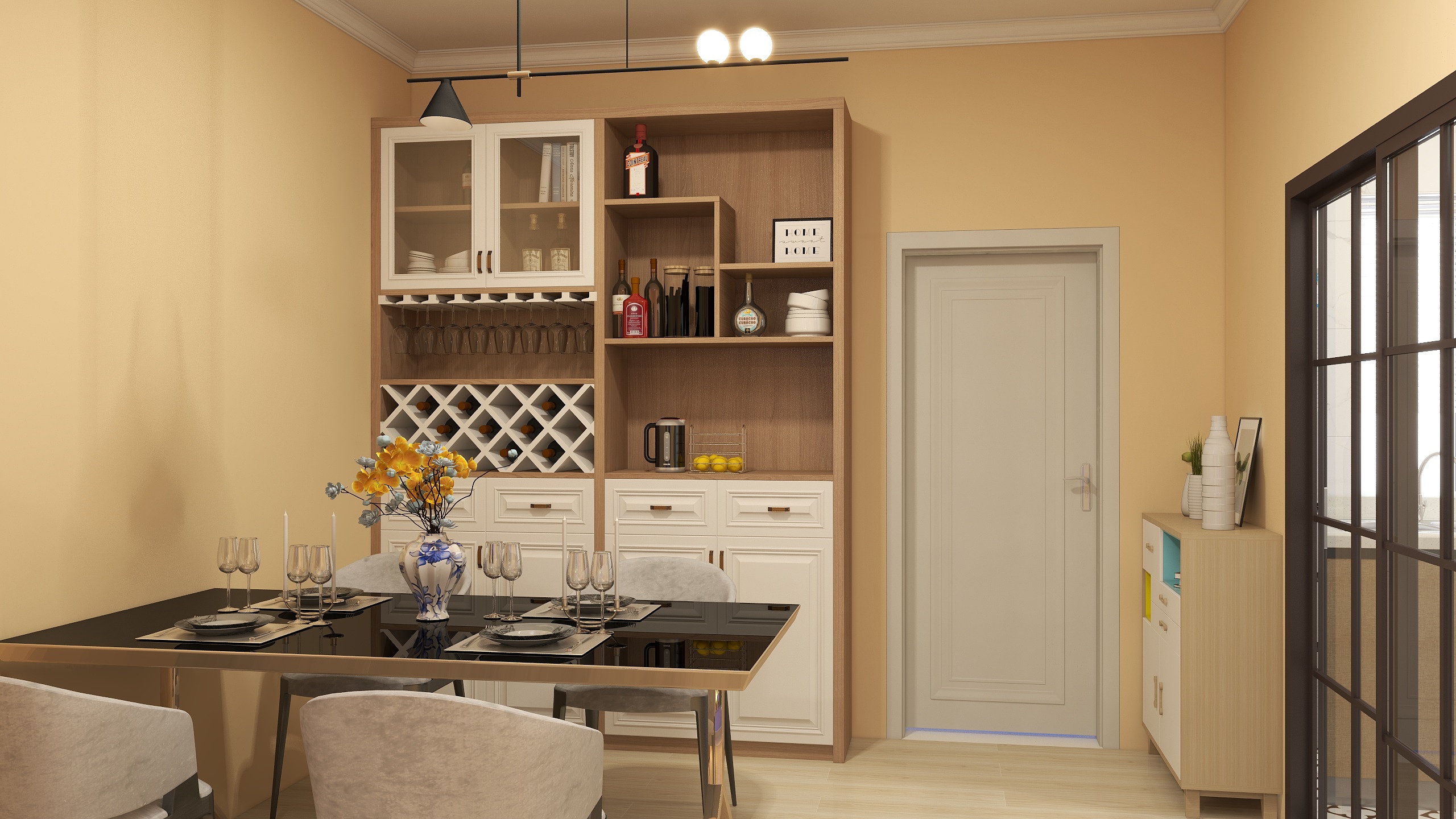 王峥晖-德信海德公园83.00㎡A2’3室2厅1卫1厨-装修设计方案