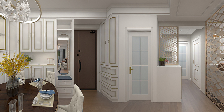 甘肃世友广告装饰工程有限公司-中海铂悦府10号楼2单元1202楼简欧-装修设计方案