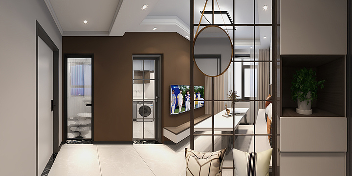 设计朱老师-郑飞小区效果图.dwg-装修设计方案