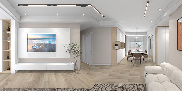 小七设计_-北欧原木风-装修设计方案