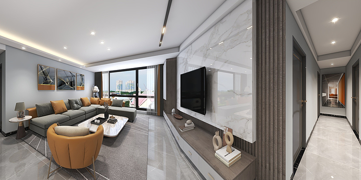 A9室内外设计唐-公园华府王哥福宅雅居-副本-装修设计方案