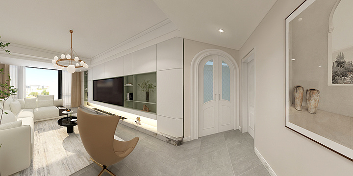 设计工作室董小姐-畔山华庭136.71.dwg-装修设计方案