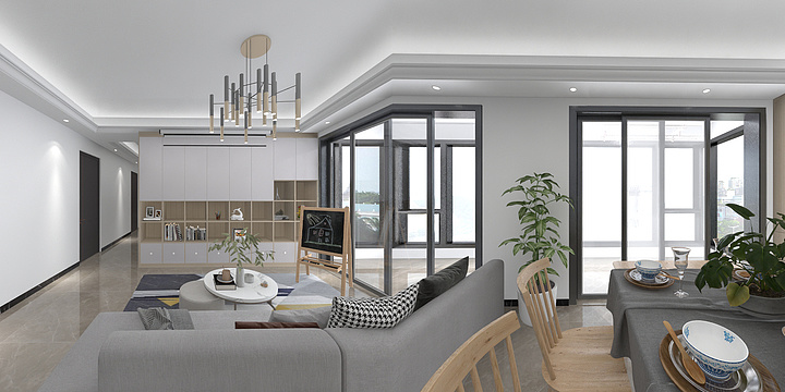 @潘工设计-保利秀程府13-1-201全屋定制原木风格家具-副本-副本--装修设计方案