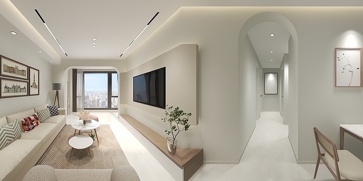 甲壳虫室内设计工作室-华润公园九里12-2804肖哥-装修设计方案