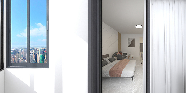 品丰设计-万科金域国际45㎡-装修设计方案