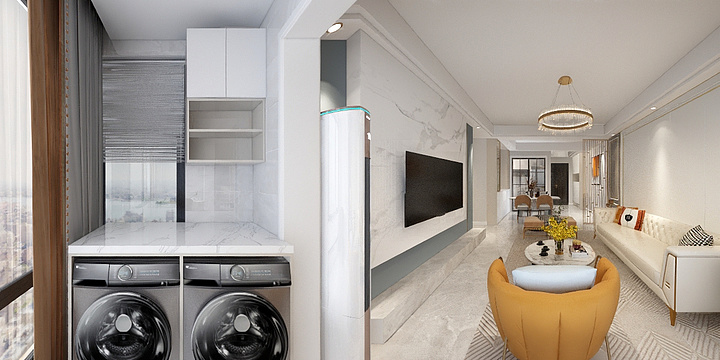 小蜻蜓1-龙光玖龙湾18座2704.dwg-装修设计方案