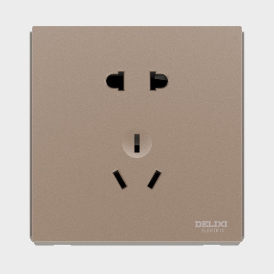 Modern Switches & Sockets,earth color