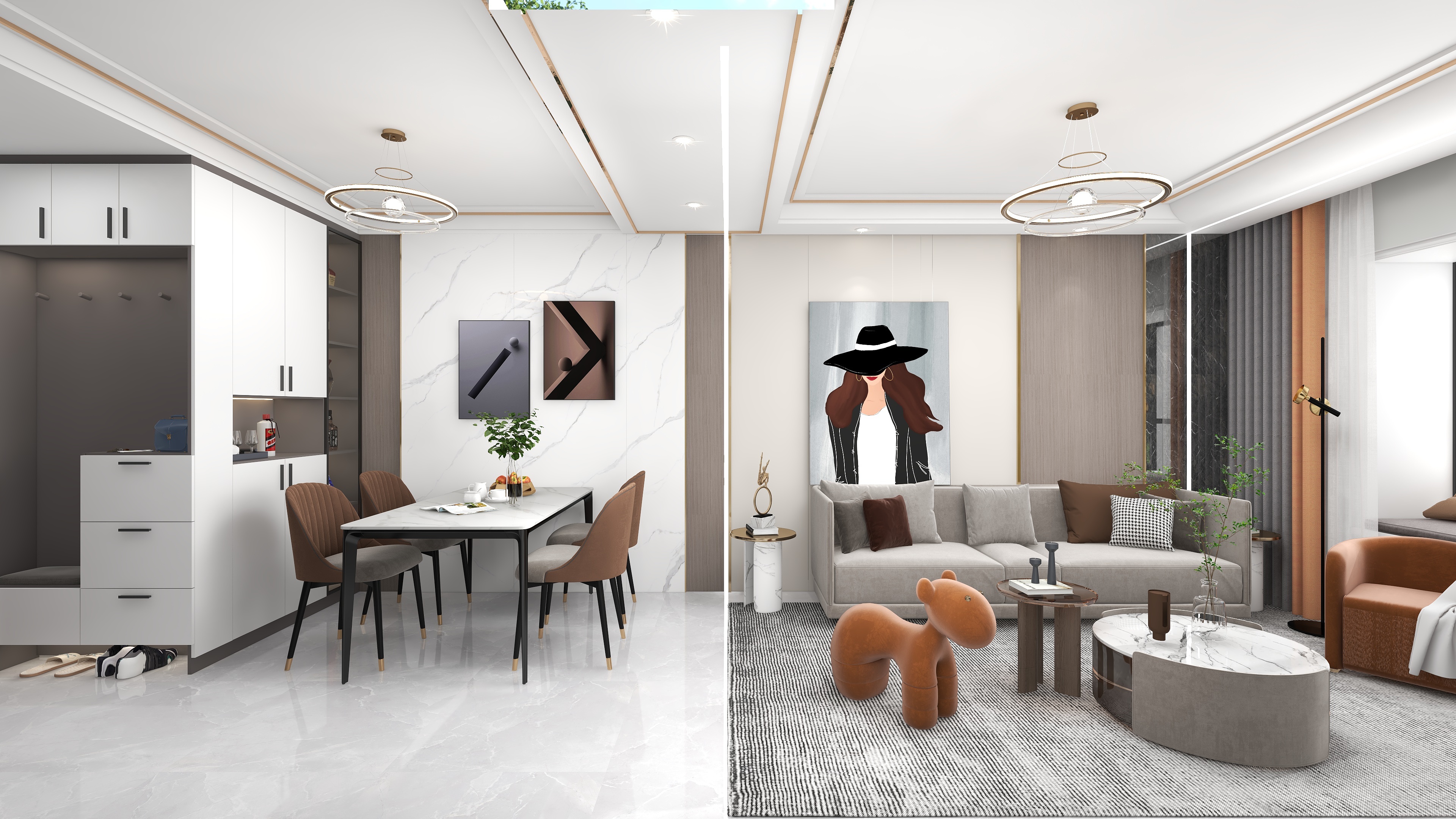 HIGH先生-锦绣学府111平-装修设计方案