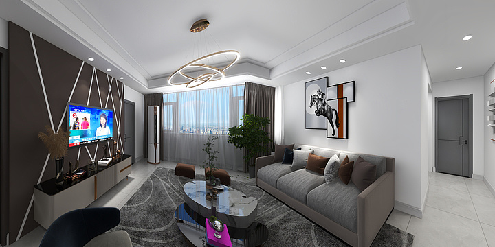 钱诤-象山花园四期(现代）-装修设计方案