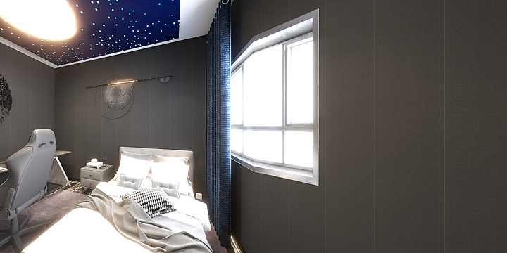 韩国留学归来的金浩敏-晶龙湾名苑莫先浩-装修设计方案