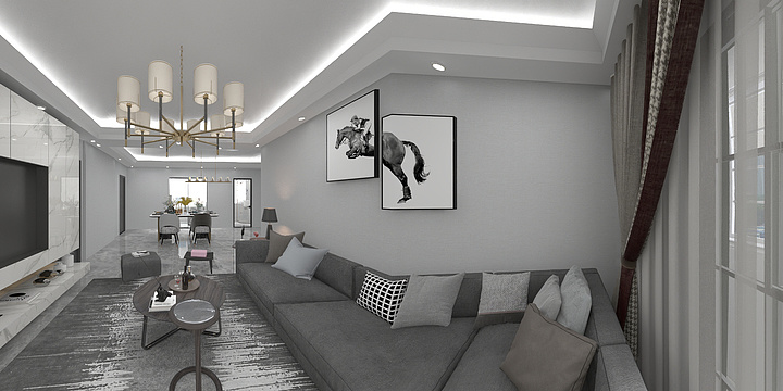 姬洪飞-渲染灯光高级证书作业-装修设计方案