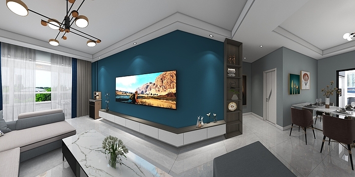 万家美装饰有限公司-中弈家138户型-装修设计方案