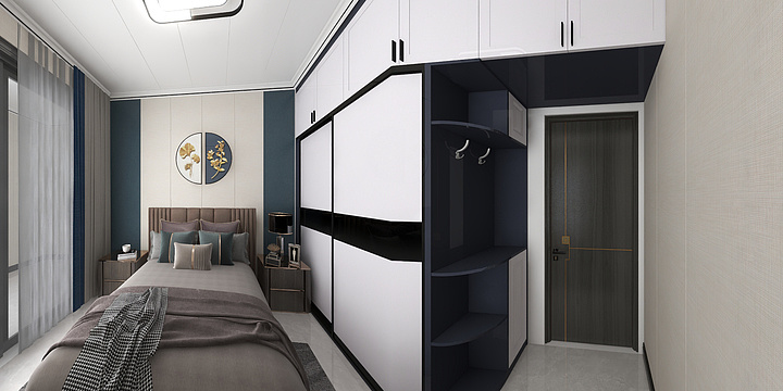 高端墙板集成整装-王总，二层-装修设计方案