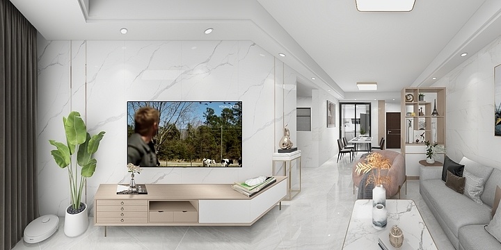 枫iDlm-香悦斓山９栋瓷片效果-装修设计方案