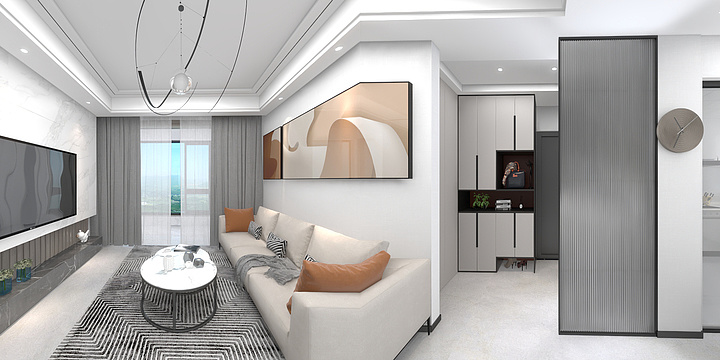 空间设计师李栋-千竹府-装修设计方案