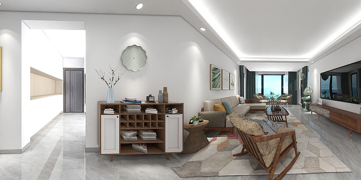 滨江华庭黄姐.dwg-装修设计方案