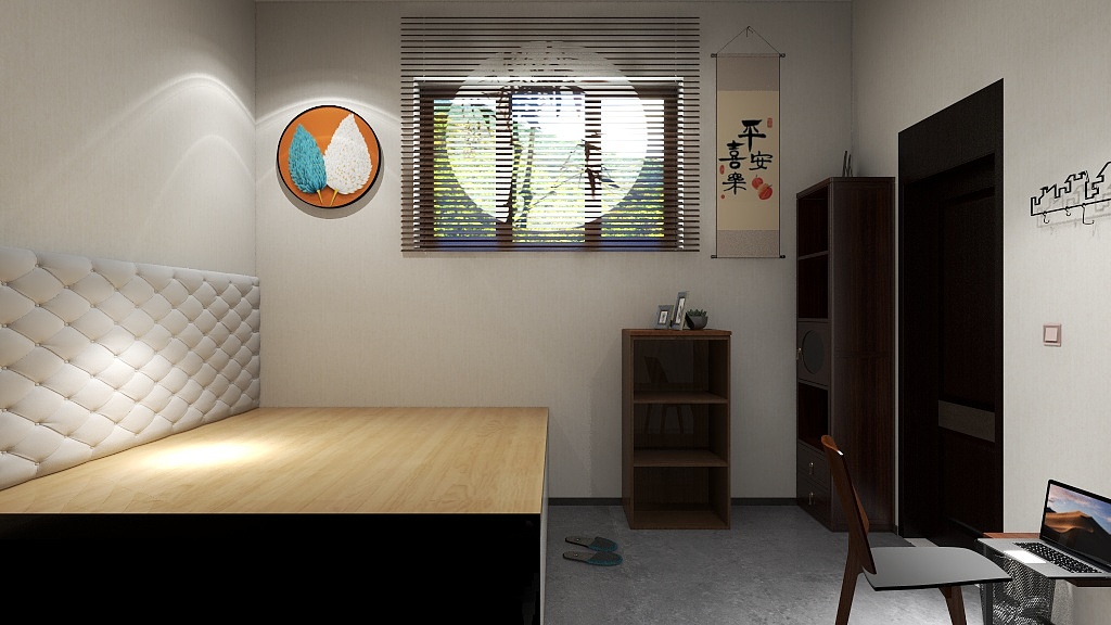 菜伢仔-书房-装修设计方案