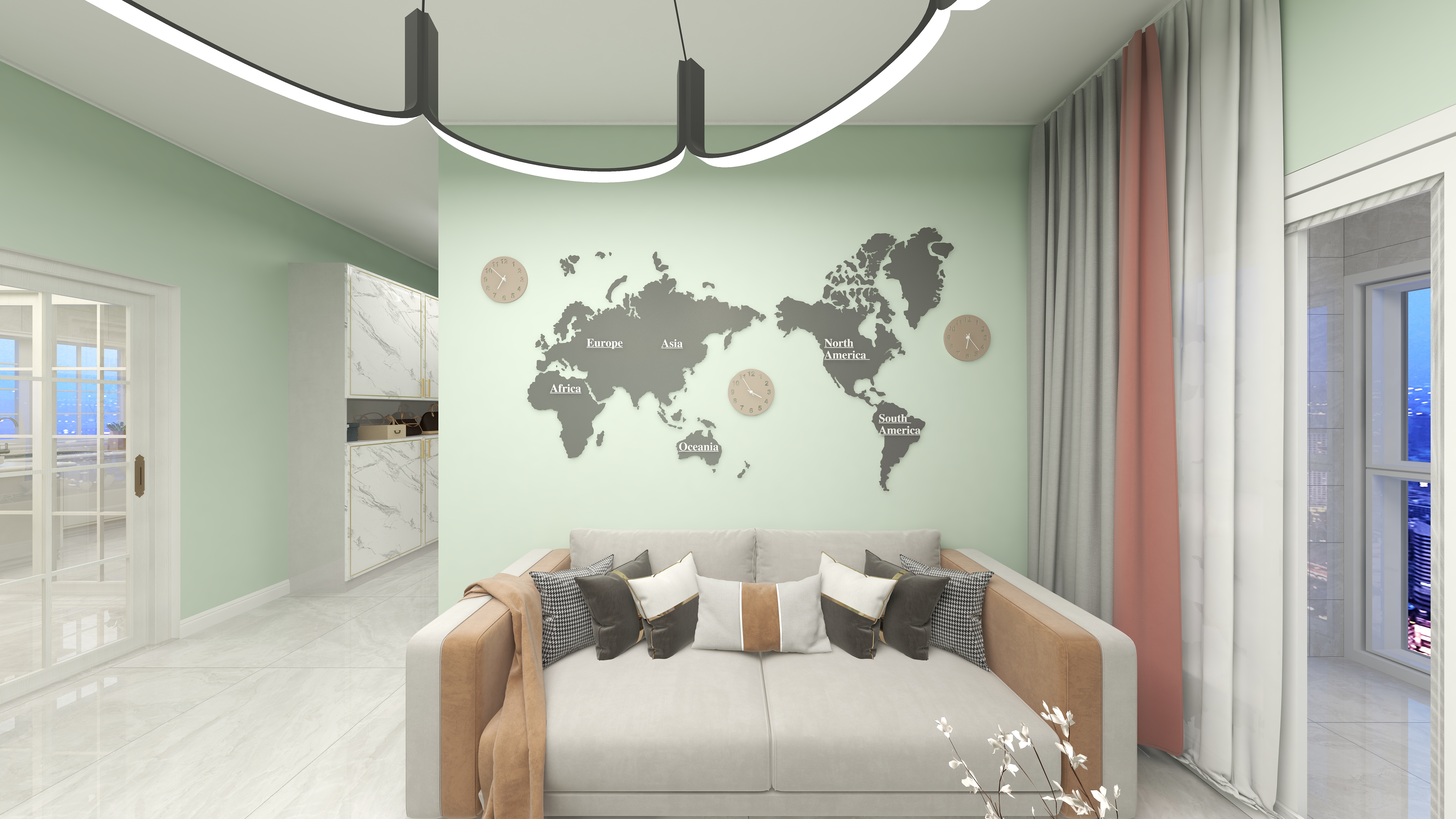 设计师Miss李-现代轻奢定制装修效果图