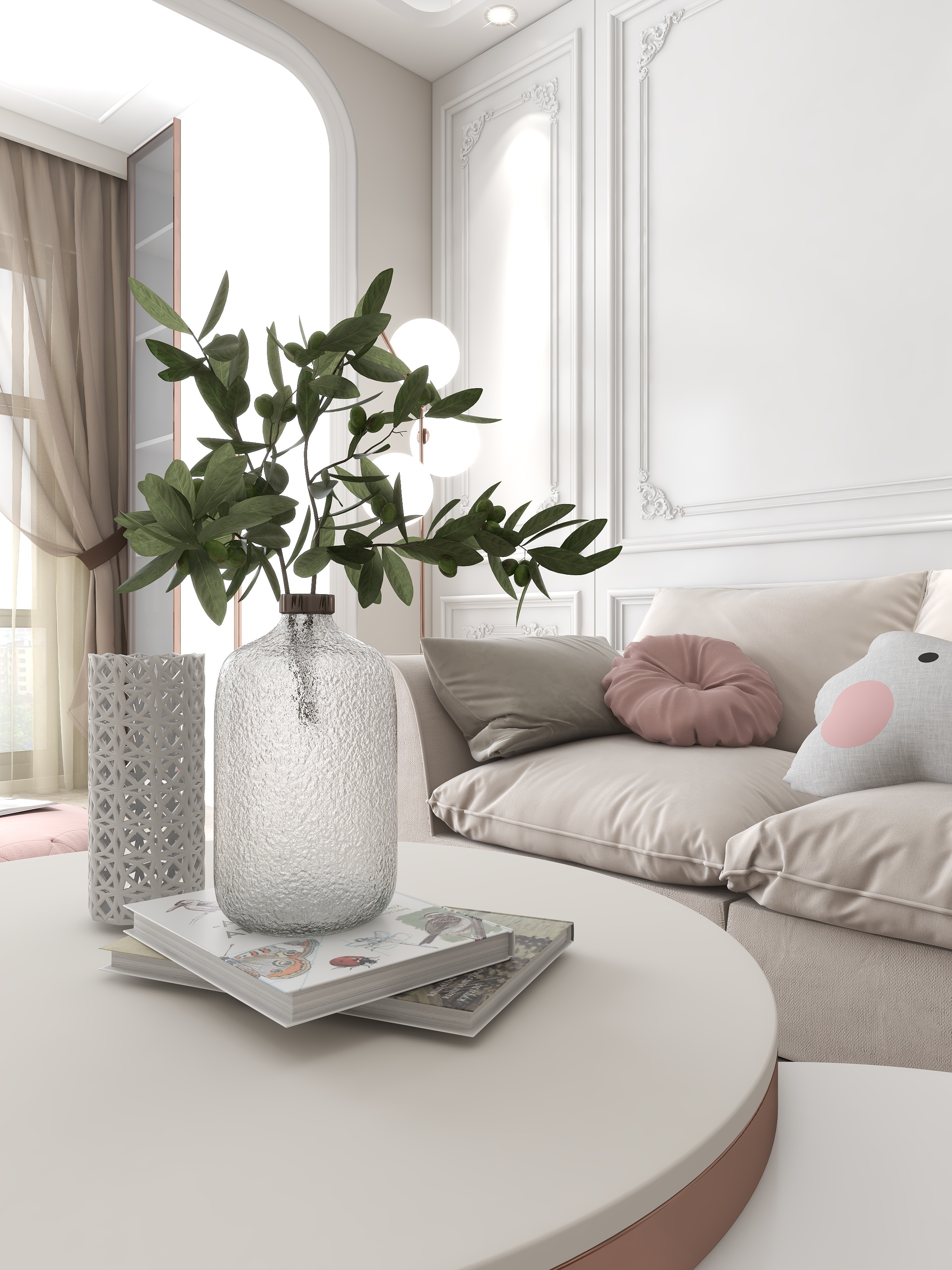 陈晓设计师-龙城国际小魏米色-装修设计方案