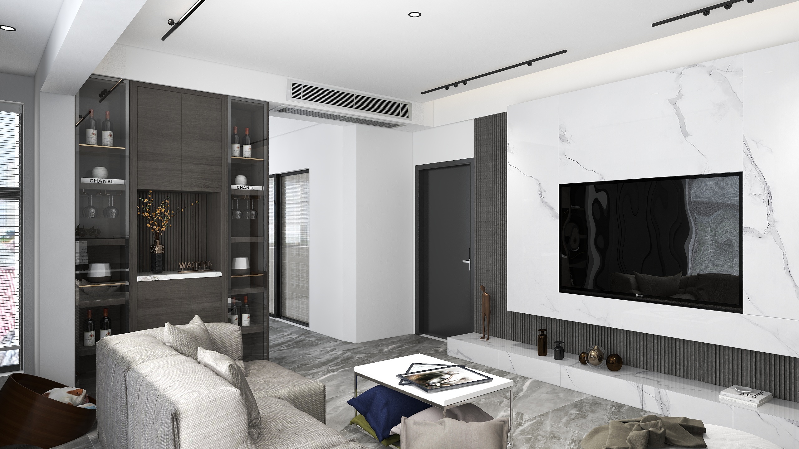 殷润之-瑞和园89.50㎡B户型3室2厅1卫-装修设计方案