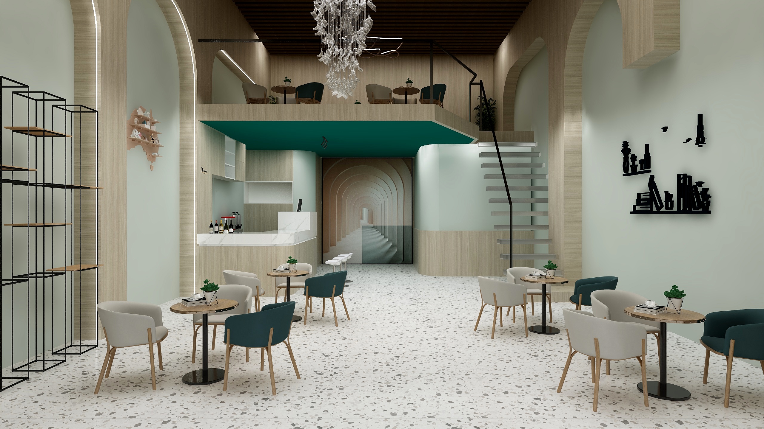 张震YC-奶茶店-装修设计方案