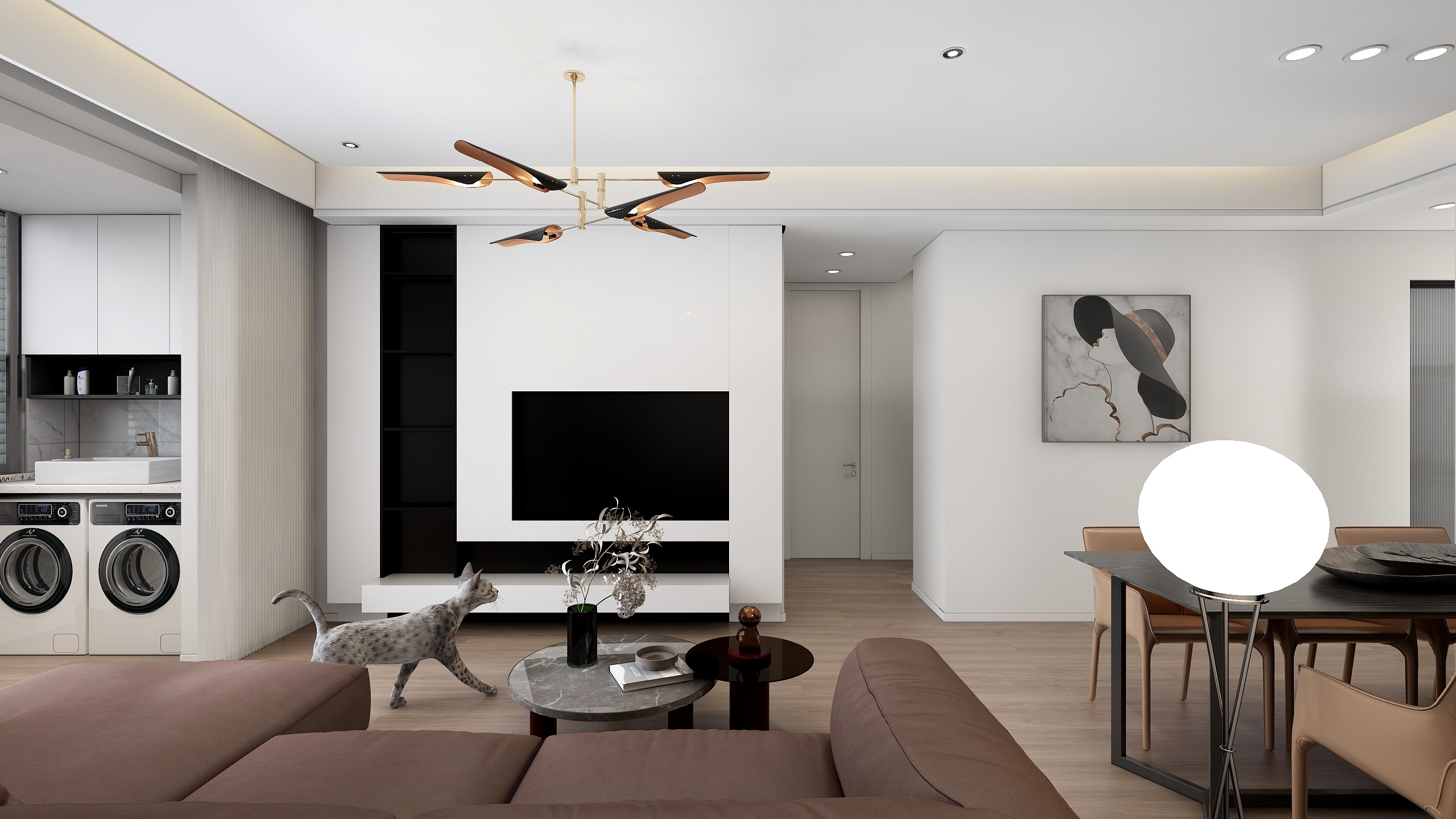 狠哇塞-首创禧瑞里67m²现代简约-装修设计方案