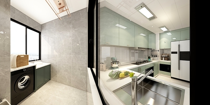 涂鸦之翼-麒龙-133-轻奶油-装修设计方案