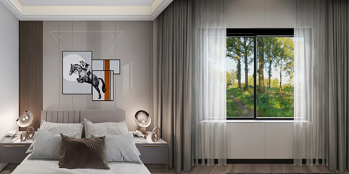 普定觅境空间设计-家喻五洲.dwg-装修设计方案