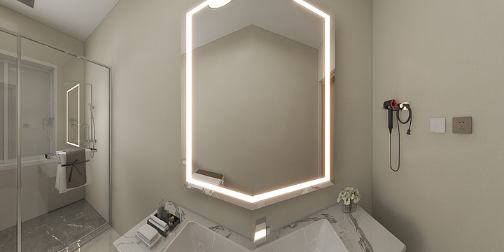 韩国留学归来的金浩敏-中铁溪源  三室两厅两卫.dwg-装修设计方案