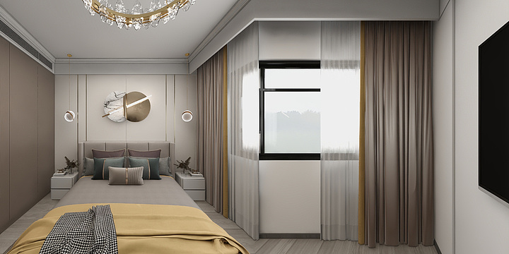 Li墨非-瑞和园89.50㎡B户型3室2厅1卫-装修设计方案