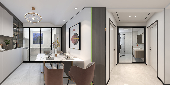 YINHERIJI-京都城效果图-装修设计方案