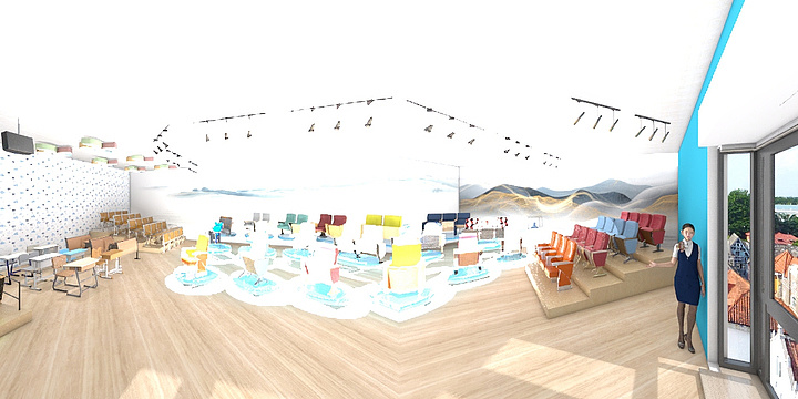 佛山市万马椅业有限公司-万马宏业VR展厅-装修设计方案