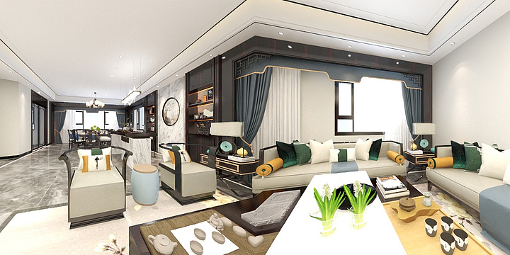 全案设计谢武-泉溪别墅kjl.dwg-装修设计方案