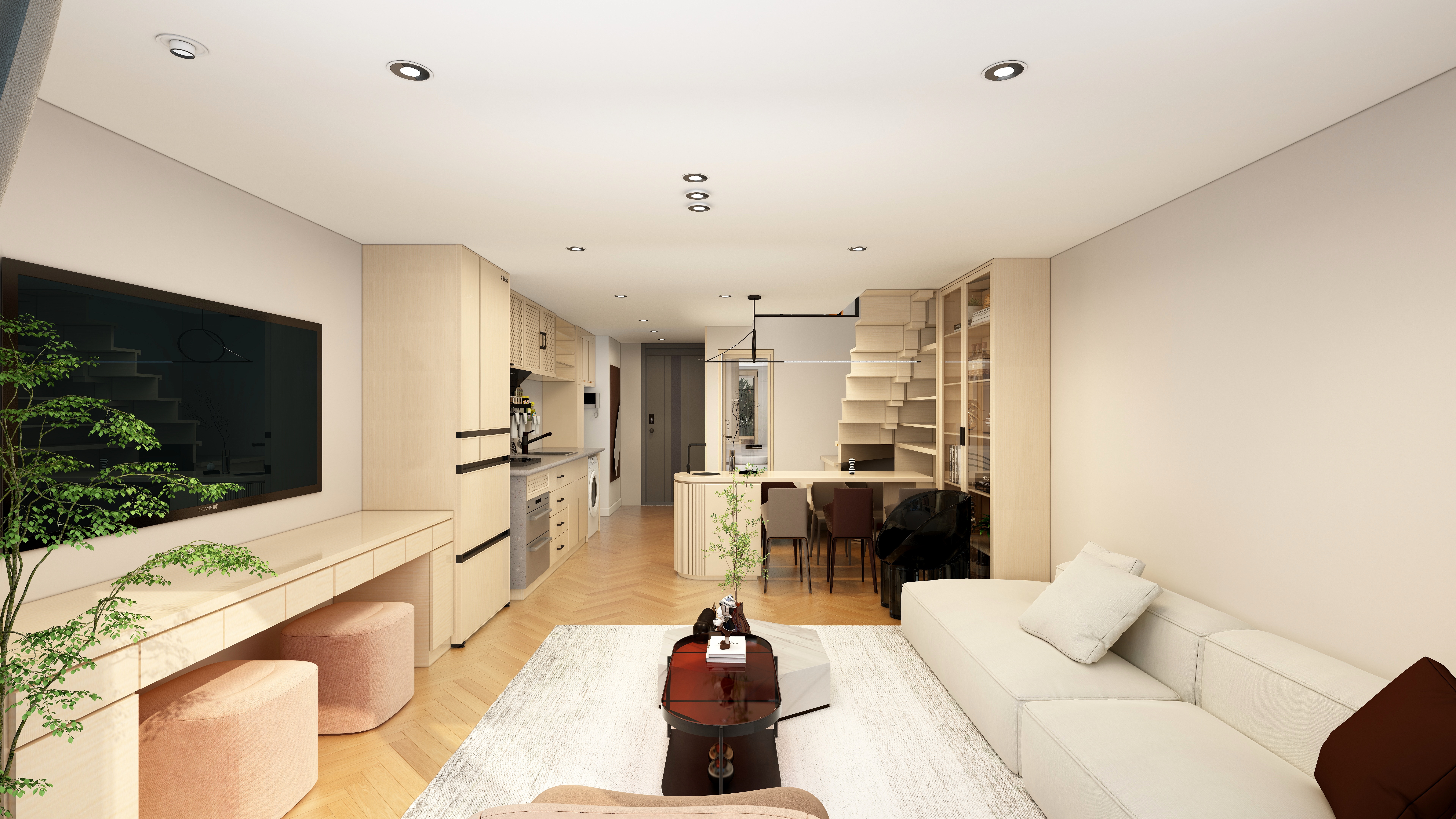 狠哇塞-*.&兆地商务公寓-装修设计方案