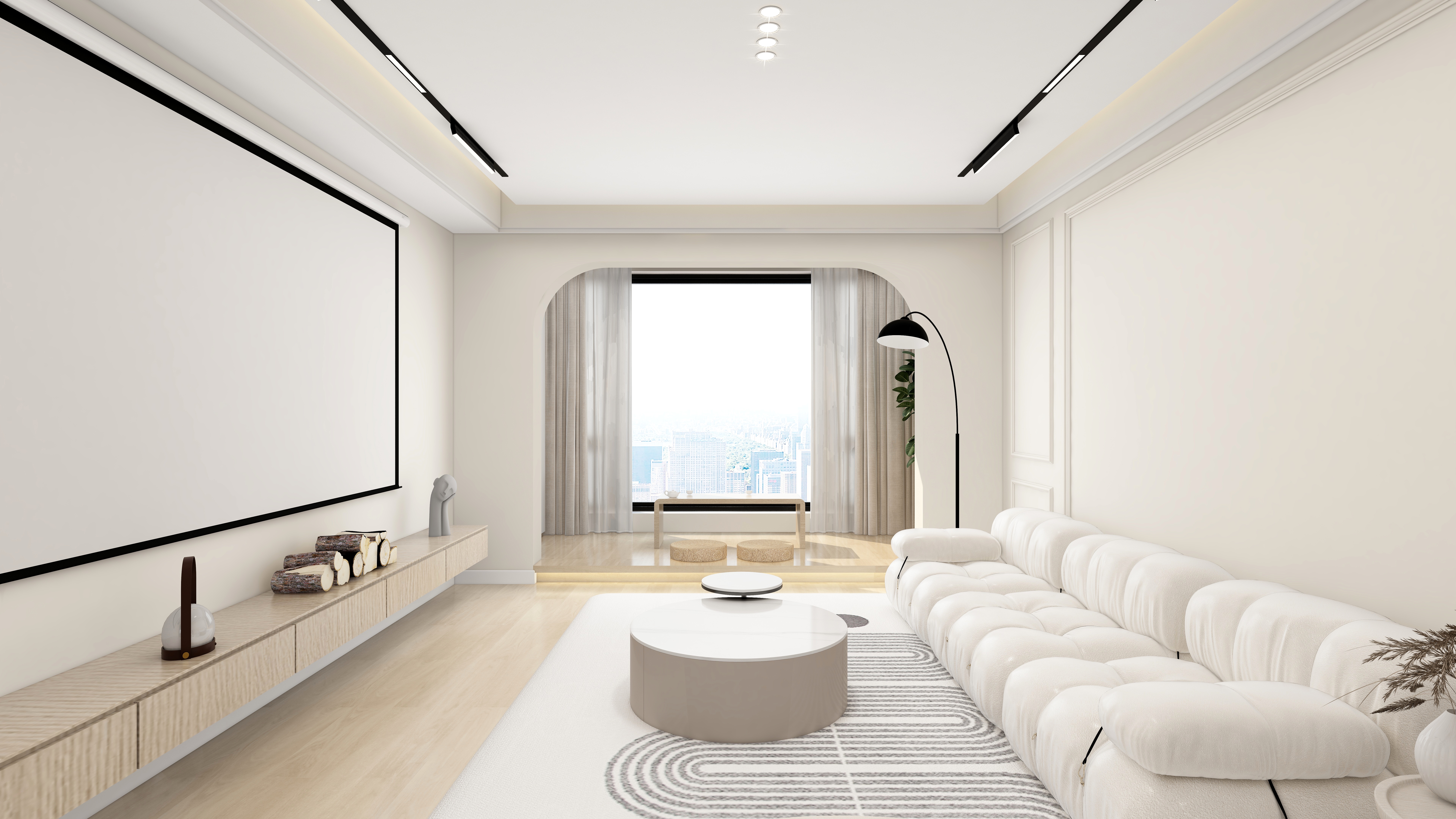 潮汐精灵-奶油北欧风-装修设计方案