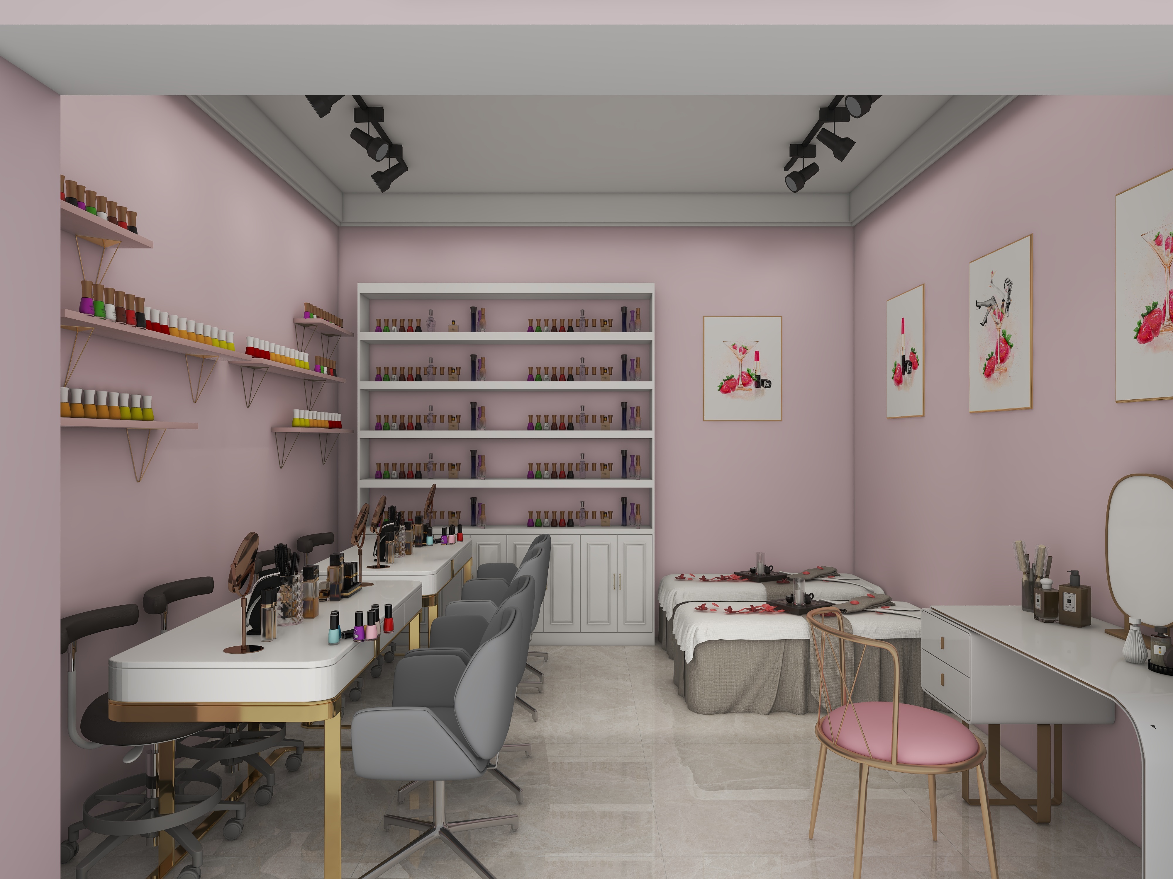 小梨设计-美甲美睫-装修设计方案