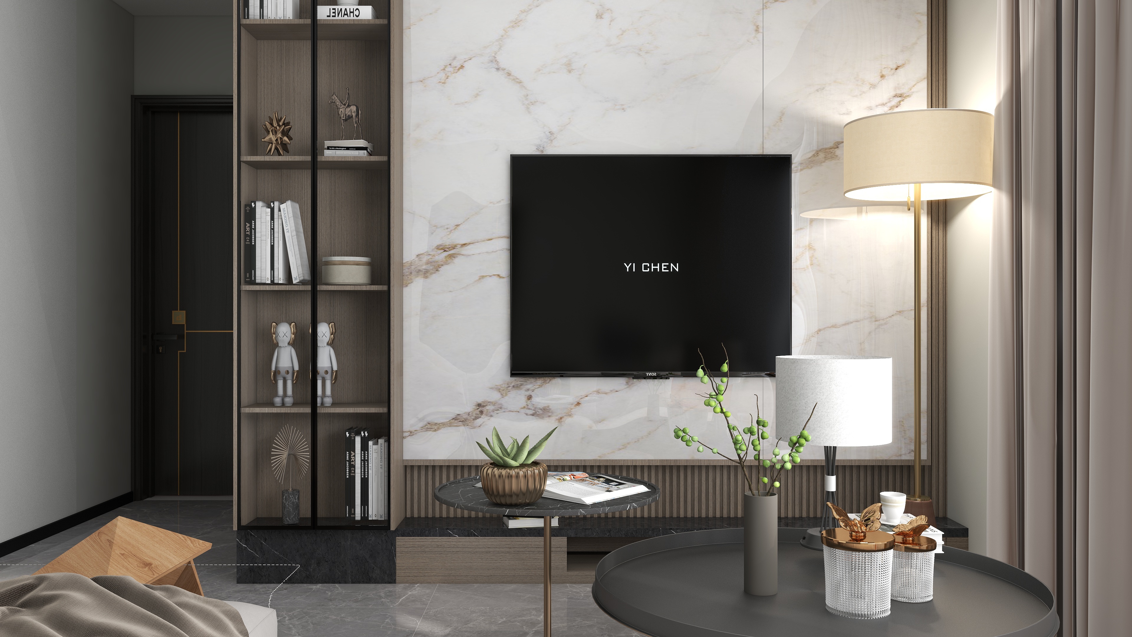 全效制作-瑞和园89.50㎡B户型3室2厅1卫-装修设计方案