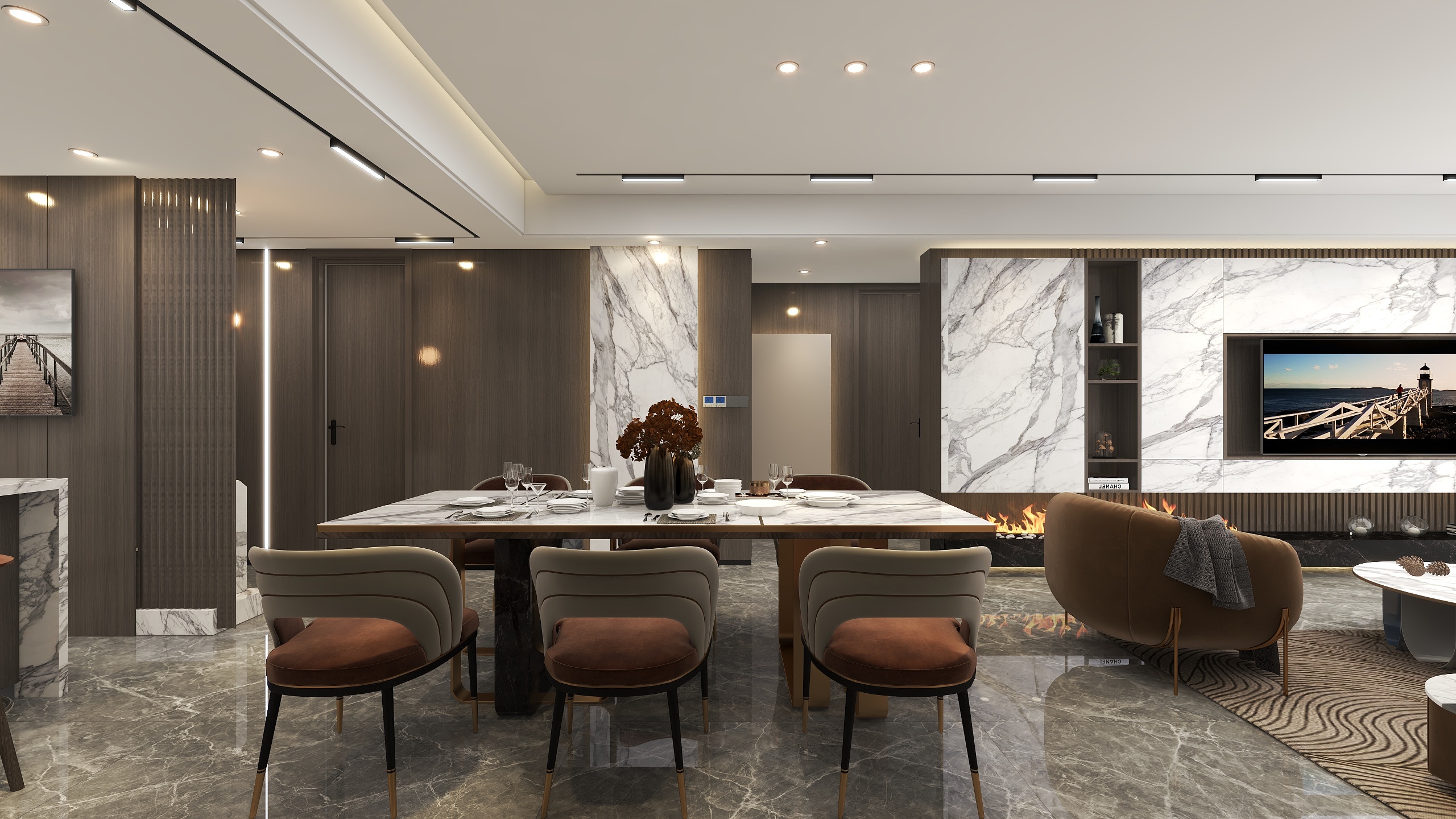 赵君-拓佳装饰-意式轻奢-同益岚湖金街-方案1-装修设计方案