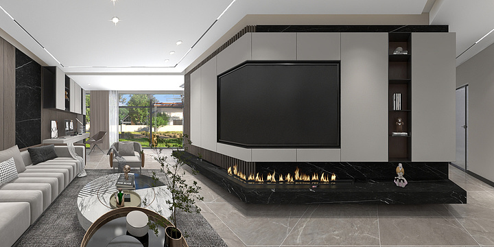 Twantw-三室轻奢5.5-装修设计方案