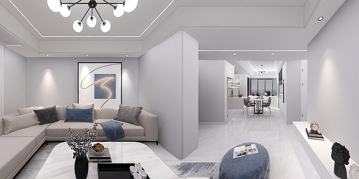 首席家装设计大师-翰林城8-2301拆除飘窗效果图-装修设计方案