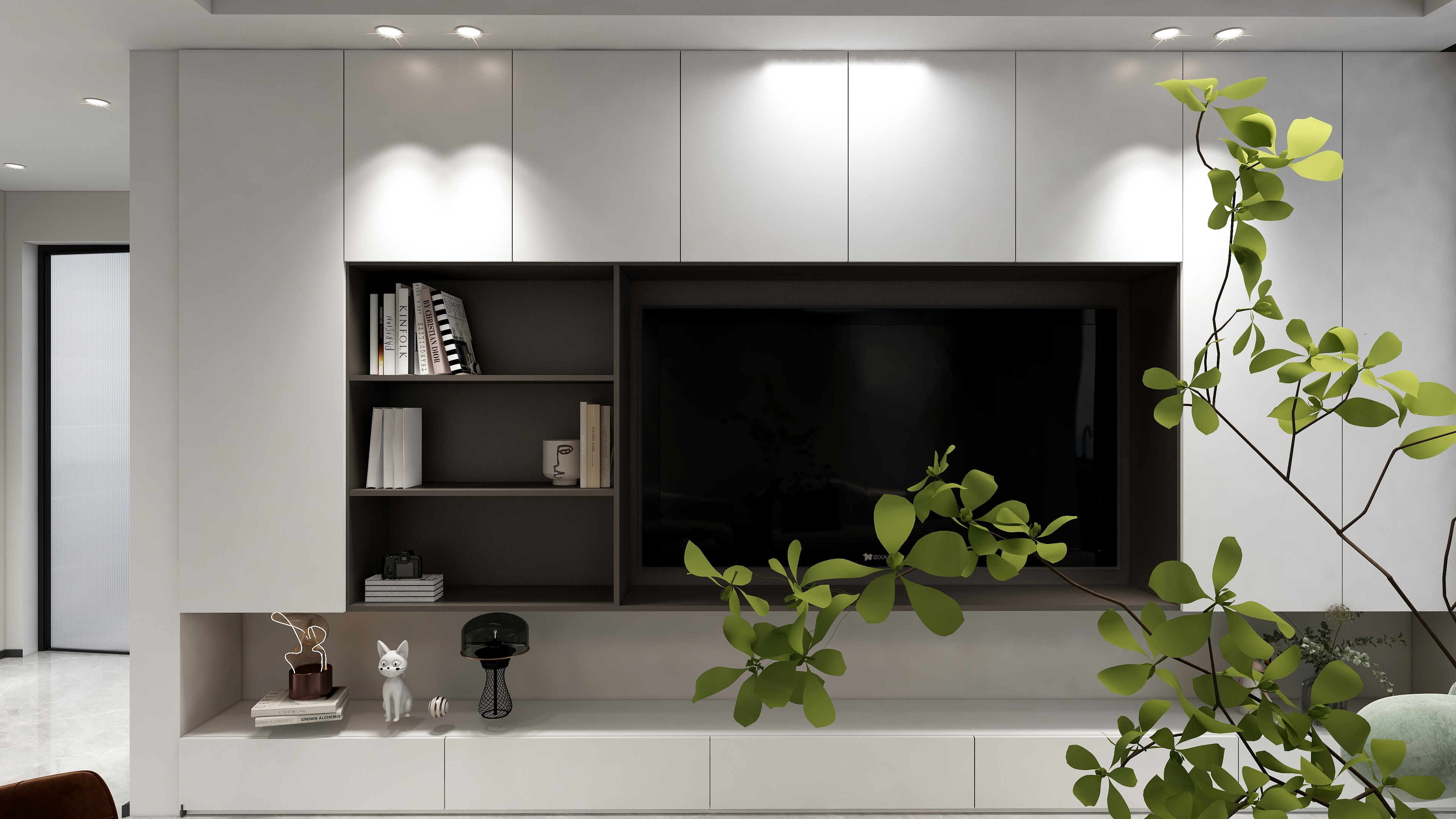 南京冠亚装饰设计有限公司4652-112平清新北欧风装修效果图