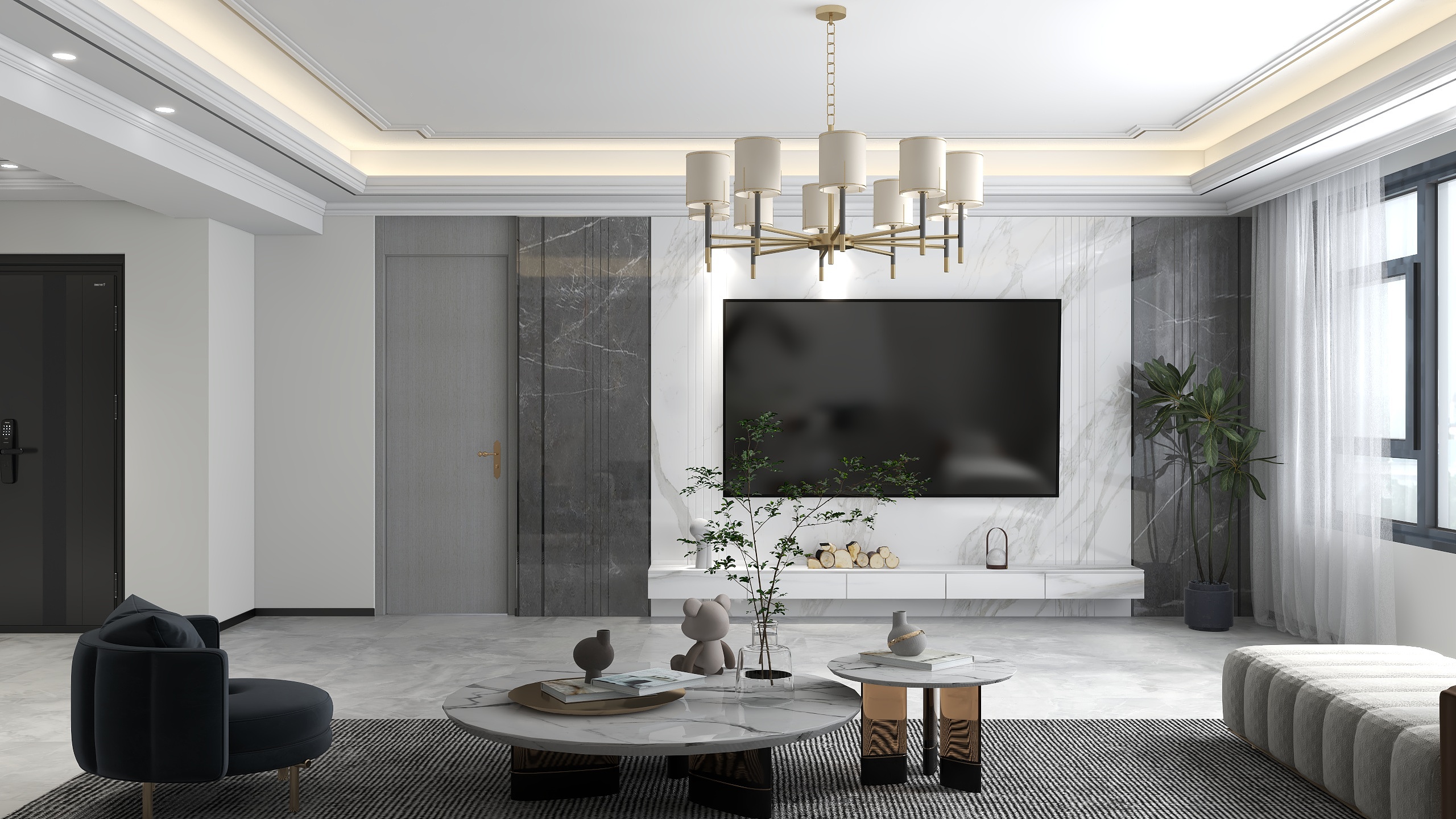 装修周峰-罕山名邸西户-装修设计方案