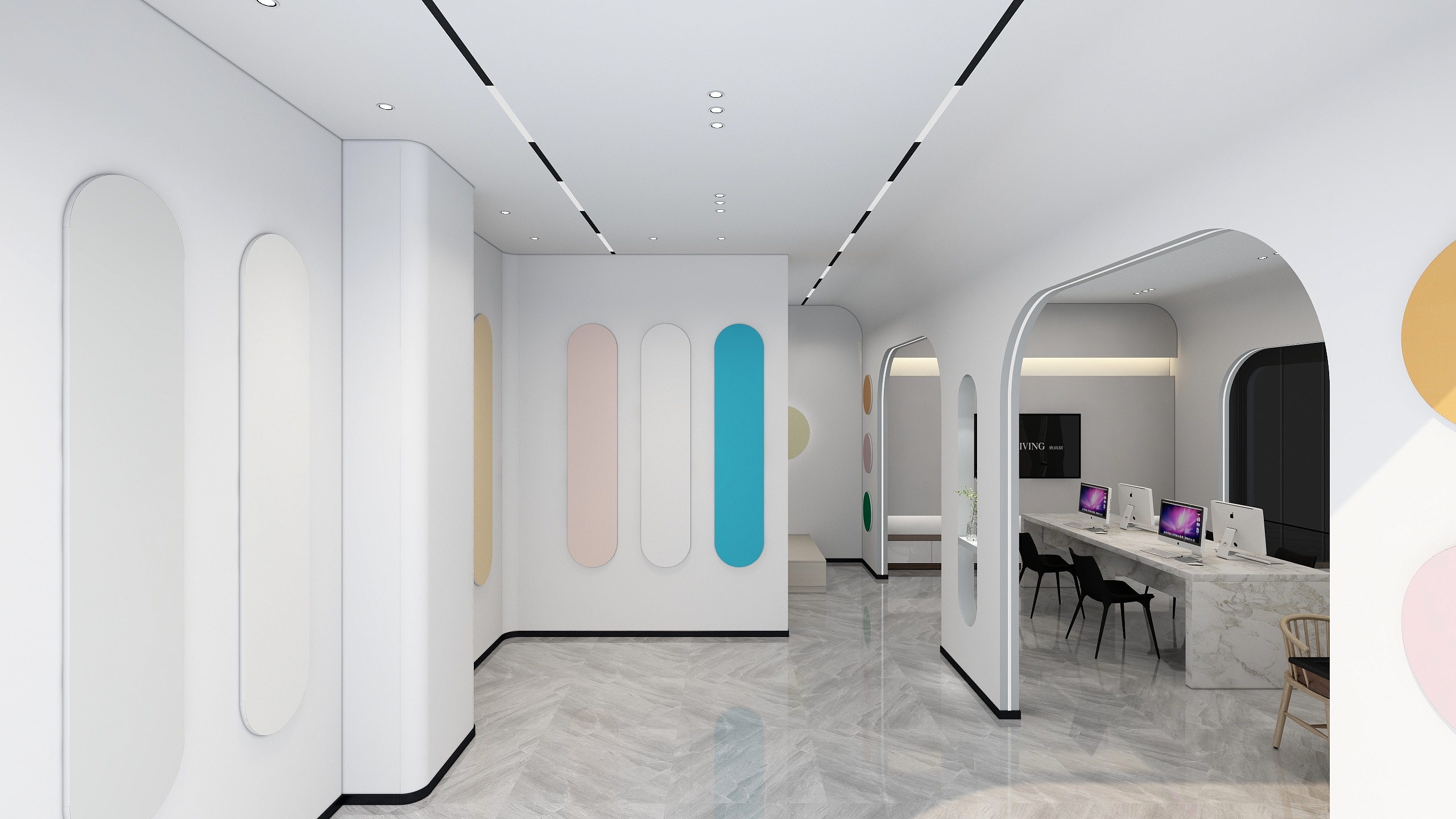 鲜云洲-90艺术漆展示馆-装修设计方案