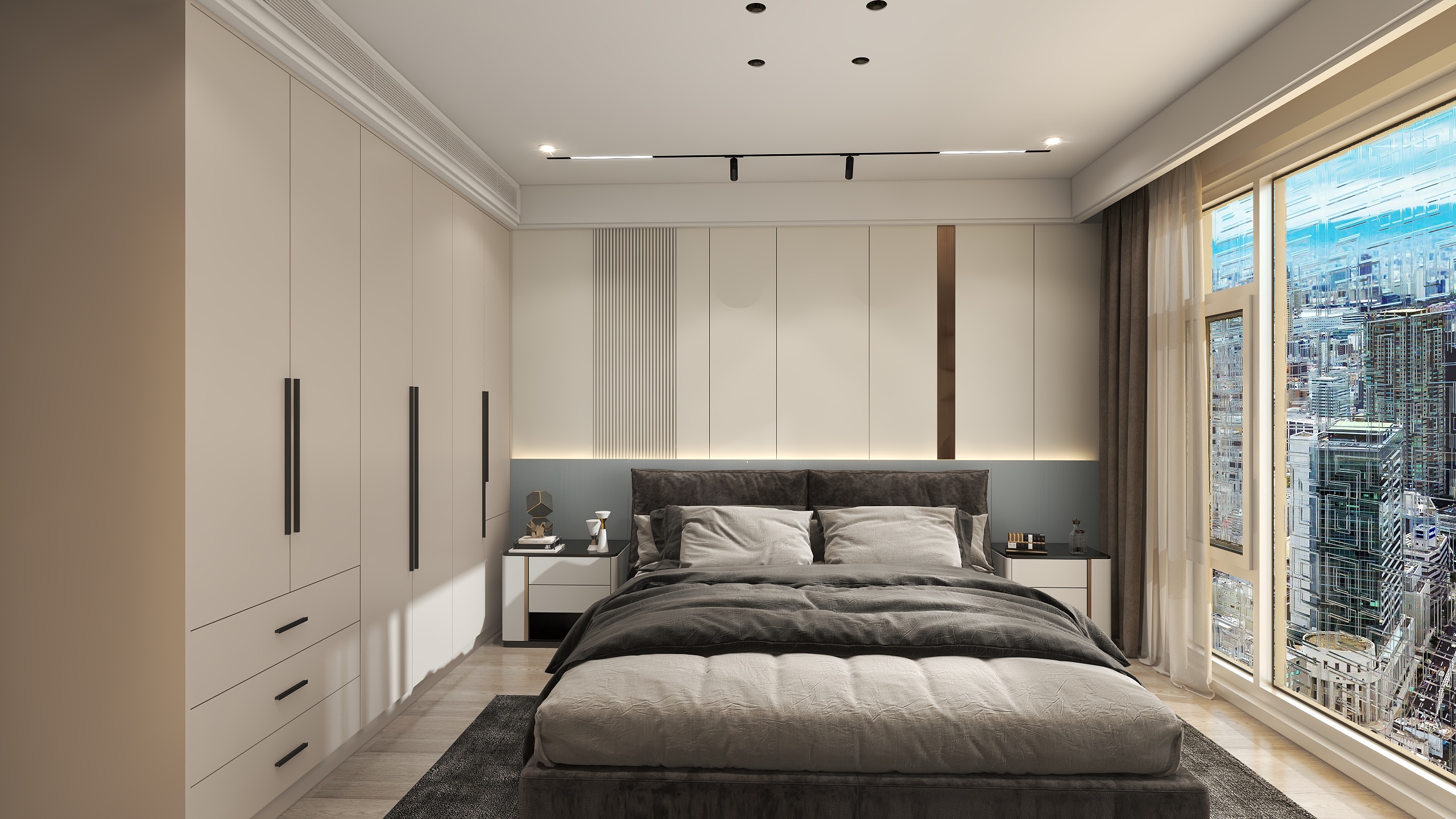 柒号丨贰壹-主卧-装修设计方案