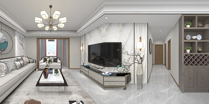 快乐一笑-景观新城.dwg-装修设计方案