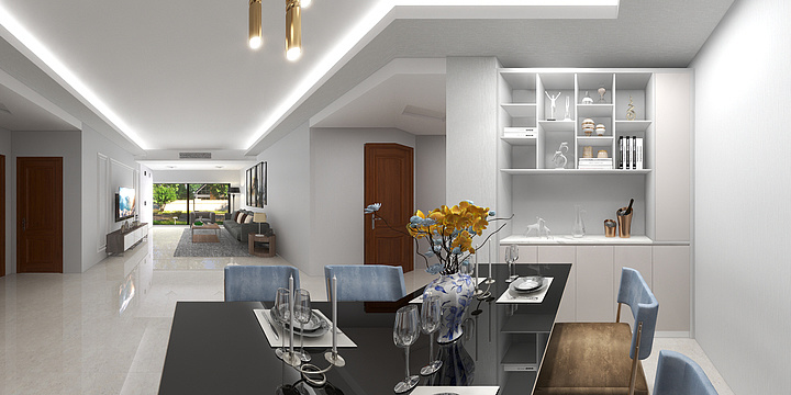 3D云设Qovm-Drawing-装修设计方案