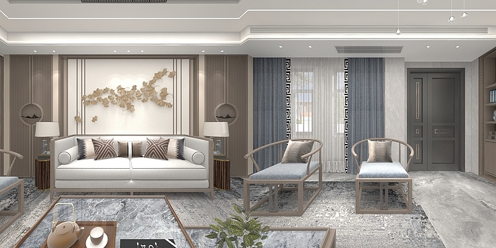 张艺雅-江山别墅1-2楼-装修设计方案